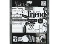 me & my BIG ideas 8-Inch x 8-Inch Scrapbook Page Kit, LBD Friends