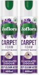 Zoflora Midnight Blooms Carpet Freshener & Care Foam, 1 x 600ml, Carpet Cleaner, Stain Remover Foam for Carpets and Upholstery, Neutralises Odours, Deep Cleans, Pet Safe (Pack of 2)