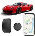 JNLIK GPS Tracker for Vehicles,Magnetic Waterproof Car Tracker（iOS only）, No Monthly fees, Mini Portable GPS Tracker for Cars, Trucks, Fleet, Motorcycle, Anti-Theft