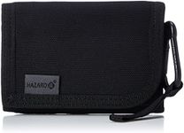 Hazard 4 Wafer Slim Tri-Fold Security Wallet, Black