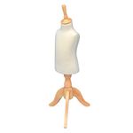 The Shopfitting Shop MILAN Childrens 0-1 years Dressmakers Tailors Dummy - Dressmaking Display Mannequin Supplied on a Wooden Tripod Stand