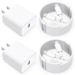 Fast Charging for Apples iPhone 14 13 12 11 Charger, 2Pack 10FT Long USB C to Lighting Cable Cord with 20W USB C Wall Charger Block Power Adapter for iPhone 14/14 Pro/13/12/11 Pro Max/XS/XR, iPad