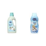 Chicco Laundry Detergent Fresh Spring 1000Ml Bottle & Chicco Softener Sweet Talcum 750Ml, Liquid