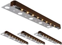 LEONLITE Classic Series 12 Inch LED Retaining Wall Lights, Hardscape Lighting Low Voltage, Low Voltage Landscape Lighting, 12V Paver Lights, 3W Outdoor Step Lights, 2700K Soft White, ETL, Pack of 4