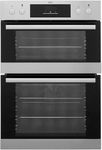 AEG 6000 SurroundCook Built In Double Oven DCB331010M, 61L Capacity, 59.4 cm, Multilevel Cooking, Grill Function, LED Display, Antifingerprint Coating, Stainless Steel
