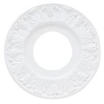 Westinghouse 7702700 Victorian Ceiling Medallion, 10", White Finish