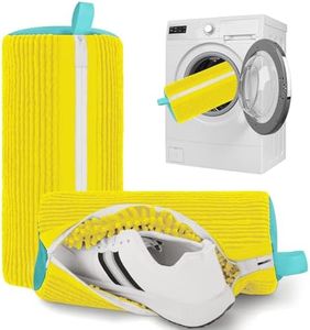 Shoe Washing Machine Bag Shoe Laundry Bags for Sneakers Reusable 2pc Shoes Cleaning Bags 360° Deep Clean for All Shoes Types With Invisible Zipper