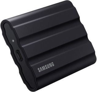 Samsung T7 Shield 1TB Portable SSD – USB 3.2, IP65 Water Resistant, Black