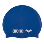 Arena Classic Junior Silicone Unisex Swim Cap for Girls and Boys Comfortable Durable Kids’ Pool Bathing Cap, One Size, Skyblue/White