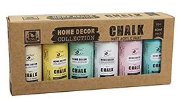 Home Decor Chalk Paint Kit 6Pcs X 60Ml Pastels