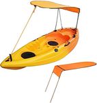 MOOCY Sun Shade Canopy for Kayak Canoe (Orange)