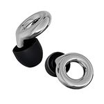 Loop Experience High Fidelity Ear Plugs – for Noise Reduction, Concerts, Work, Musicians, Motorcycles and Noise Sensitivity – Silicone Ear Tips in XS, S, M, L – 18dB Noise Cancelling - Silver