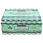 Kirkland Signature Sparking Spring Water Screw Cap Lid Bottles Pack of 40x500ml