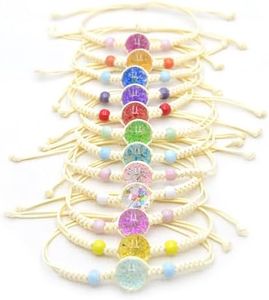 JurciCat 12 Piezas Pulseras De La Amistad Niños Pulseras Niños Fin De Curso Pulseras Amistad Niños Para Regalo Fiesta De Cumpleaños Infantil