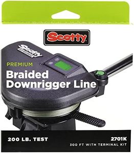 Scotty #2701K Power Braid Downrigger Line (200-Pound Test) 300-Foot Spool w/Kit