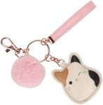 Bioworld Squishmallows Cam The Cat Keychain - White