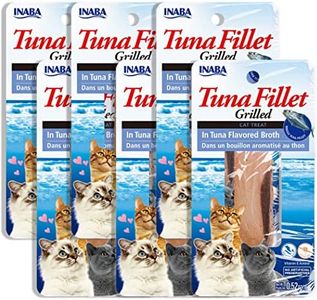 INABA Grilled Tuna Fillet in Tuna Broth 6 Packs, 15 Grams