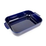 Peugeot Appolia, 40cm Rectangular Baking Dish, 13 x 10.1 x 3 inch interior, Blue