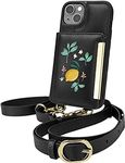 Smartish iPhone 13 Crossbody Wallet Case for Women - Dancing Queen [Purse/Clutch with Detachable Strap & Wristlet] Protective Cover with Credit Card Holder - Chef's Special