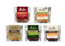 Joe & Seph's Festive Popcorn Tasting Selection (5x30g) | Mint Chocolate, Mince Pie, Brandy Butter, Toffee Apple & Cinnamon and Orange Chocolate, gourmet popcorn, festive snacks