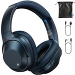 Lavales Bluetooth 5.2 Hybrid Active Noise Cancelling Headphones for Airplane Travel, 90H Playtime Wired and Wireless Over Ear ANC Headset for Adults, Android, Home Office