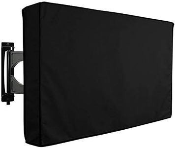 ELR Housse de protection pour TV d'extérieur de 46 à 48 pouces, résistante à l'eau, à la poussière, pour extérieur, jardin, piscine, écrans de télévision (46-48")