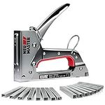 Staple Gun NEU MASTER, Light Duty Stapler Kit Come with 1600 pcs 5/16,3/8 inch JT21 Staple Strip, All Steel Tacker for General Repairs, Crafts, Upholstery, Decorating