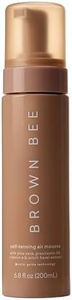 Brown Bee Air Self Tanning Mousse 200 ml – Self Tanner Mousse with Color Guide, Coconut Vanilla Scent, Vegan, Streak-Free Natural Bronze for Beginners & Pros