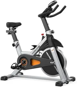 YOSUDA Indoor Cycling Bike Stationary - Cycle Bike with Ipad Mount ＆Comfortable Seat Cushion (Gray)