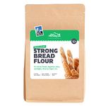 Raw Himalayas Strong Bread Flour (2 Kg), Unbleached | High Protein | Artisan Breads | Sourdoughs | Baguettes | Focaccia | Brioche Buns | Bagels | Himalayan flour