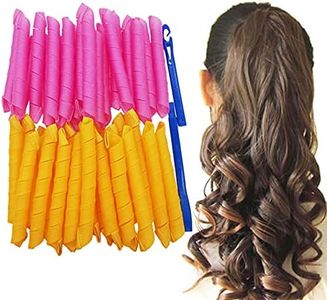 Orgrimmar 40PCS Magic Hair Curlers Curls Styling Kit, DIY No Heat Hair Curlers for Extra Long Hair (45 cm/17.7 inch)