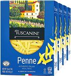 Tuscanini Authentic Italian Penne Pasta 16oz (4 Pack) Made with Premium Durum Wheat, Done in 11-14 Minutes