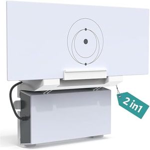 ASIEIT Starlink Gen 3 Mount, 2-in-1 Starlink Gen 3 Router Mount and Power Supply Mounting Kit, Space-Saving Wall Mount for StarLink Gen 3, Easy Installation for RV, Offices, Home, or Boats