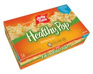 Jolly Time Healthy Pop Butter 94% Fat Free Weight Watchers Microwave Popcorn, Bulk 24-Count Box