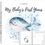 First 5 Years Baby Memory Book Girl, Boy - 90 Pages Hardcover First Year Baby Book Keepsake, Baby Milestone Book for New Parents, Baby Scrapbook, Baby Album and Memory Book Journal (SeaWorld)