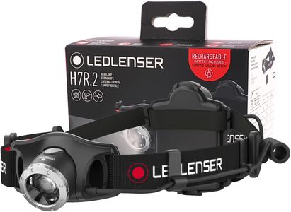 Ledlenser Rechargeable Headlamp – H7R.2, Adjustable Brightness