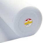 Vlieseline H640 Volume Fleece Batting - Medium Loft, Iron-On Fusible, for Sewing, Quilting, Topstitching and Crafting - 90cm Width - White - Half Metre