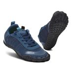 Impakto Barefoot Rooted Gym Shoes for Men (Blue, 9)