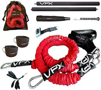 VPX Power Baseball Softball Home Gym 3.0 | 12pc Adjustable Lifting System | Replaces Weight, Cable, & Machine Training with Suspension Resistance Power | Men, Women, Boys, Girls | 220 LBS Resistance