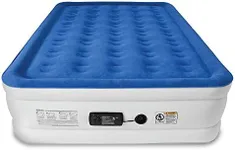 SoundAsleep Products Dream Series Air Mattress with ComfortCoil Technology and Internal Built in High Capacity Pump - Foldable, Inflatable, Durable - Queen Size