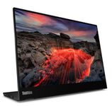 Lenovo ThinkVision M14T Gen2, 14 inch (35.56cm) IPS monitor, 2240x1400 resolution, 10-point touch enabled, 60Hz Refresh, 300 nits brightness, 2xUSB Type-C, 3-side NearEdgeless, Height-Adjustable,Black