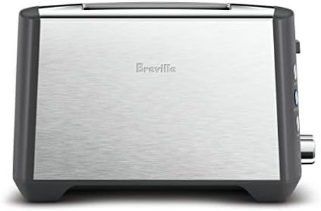 Breville the 'A Bit More' Plus 2-Slice Toaster, Brushed Stainless Steel, BTA435BSS