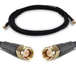 Proxicast 6 ft Ultra Flexible SMA Male - SMA Male Low Loss Coax Jumper Cable for 3G/4G/LTE/Ham/ADS-B/GPS/RF Radios & Antennas (Not for TV or WiFi) - 50 Ohm