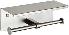 Double Toilet Paper Holder with She