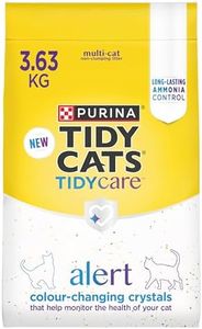 Tidy Cats Tidy Care Alert Cat Litter, Non-Clumping Silica Crystals - 3.63 kg Bag
