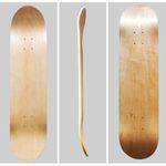 ybaymy Skateboard Deck 2pcs Blank Skateboard Decks 31x8 inch Plain Skateboard Deck 7 Layer Maple Blank Skate Board Deck for Art Skateboard Plain Deck for Beginners Teenager Adult