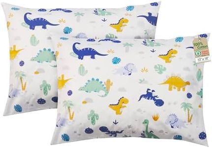 ZPECC Toddler Pillow with Pillowcase - Organic Cotton Hypoallergenic Kids Pillow, Baby Essentials for Travel Crib Daycare Stroller (Intended for Age 2 and up)