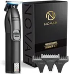 NOVAH Grooming Novah® Professional Hair Clippers for Men, Professional Barber Clippers and Trimmer Set, Mens Cordless Hair Clippers for Barbers Haircut Fading Kit Fade