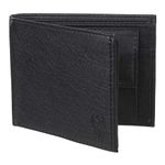 SAMTROH Black Artificial Leather Container Desing Card Holder Fold Wallet for Men (6 Card Slots)