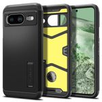 Spigen Tough Armor Designed for Pixel 8 Case (2023), [Extreme Protection Tech] - Black